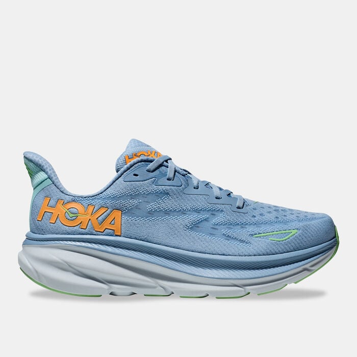 HOKA Men's Clifton 9 Running Shoe Blue image number 0