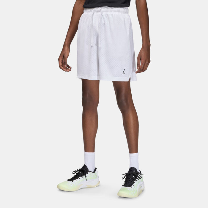 Jordan Men's Sport Dri-FIT Mesh Basketball Shorts White image number 0