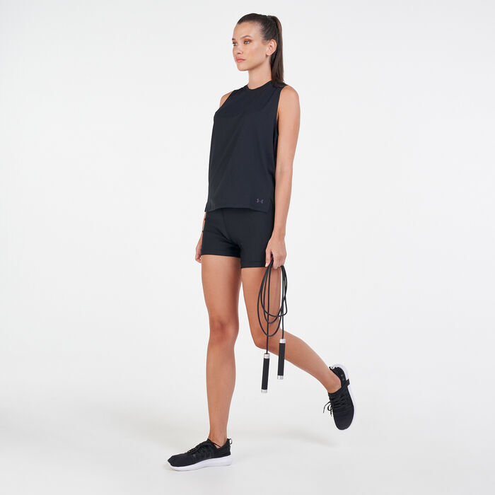 Under Armour Women's UA RUSH™ Tank Top Black image number 2