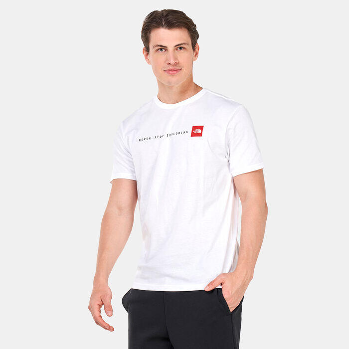 The North Face Men's Never Stop Exploring T-Shirt White image number 0