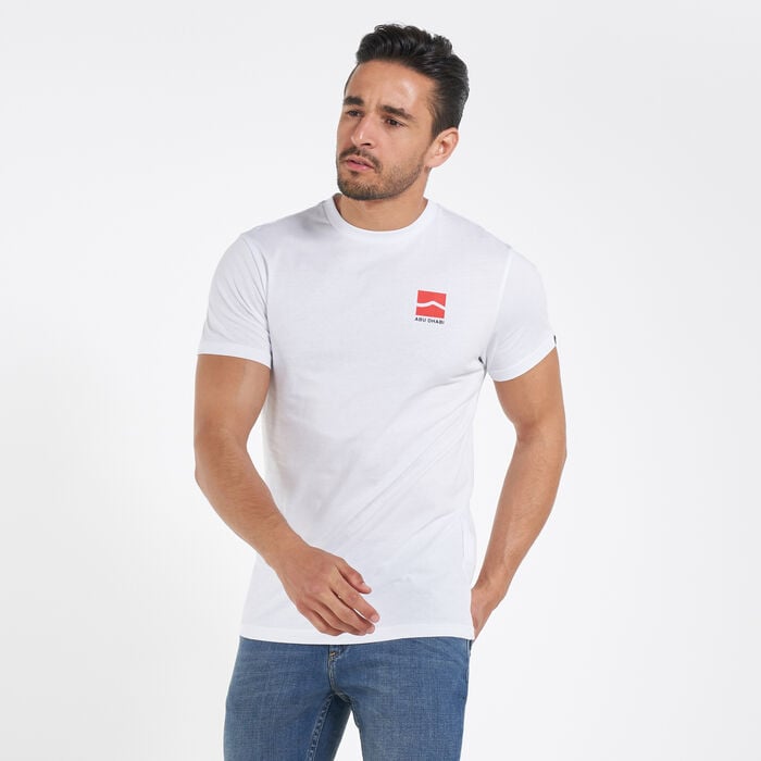 Buy Vans Men's Abu Dhabi City T-Shirt White in Dubai, UAE -SSS