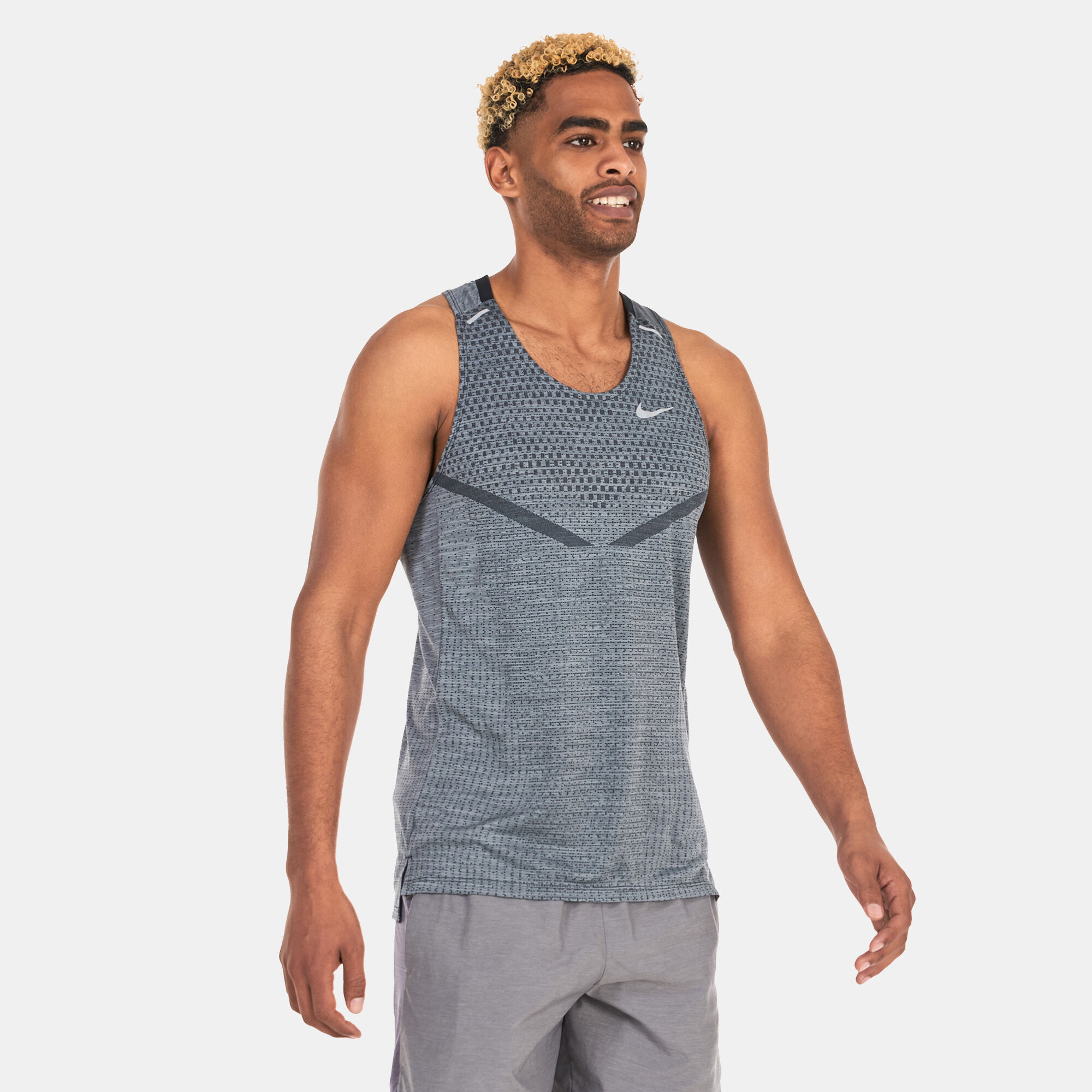 Nike Men's Dri-Fit ADV Techknit Ultra Tank Top, XL, Black