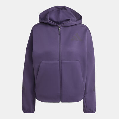 adidas Women's Z.N.E. Hoodie Purple