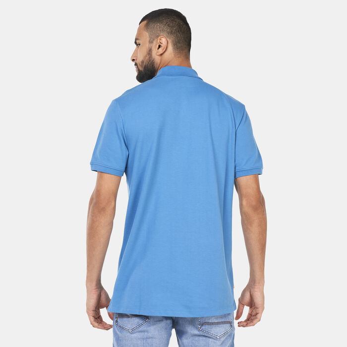 Timberland Men's Small Logo Polo Shirt Blue image number 1