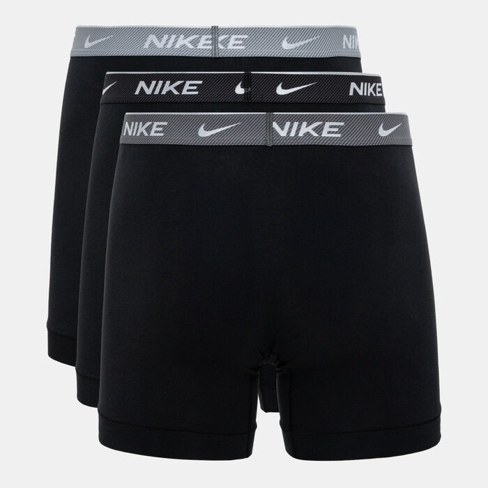 Nike Men's Everyday Dri-FIT Boxer Briefs (3 Pack) Black image number 1