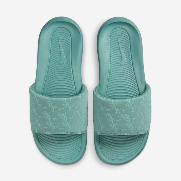 Nike Women's Victori One Printed Slides Green image number 4