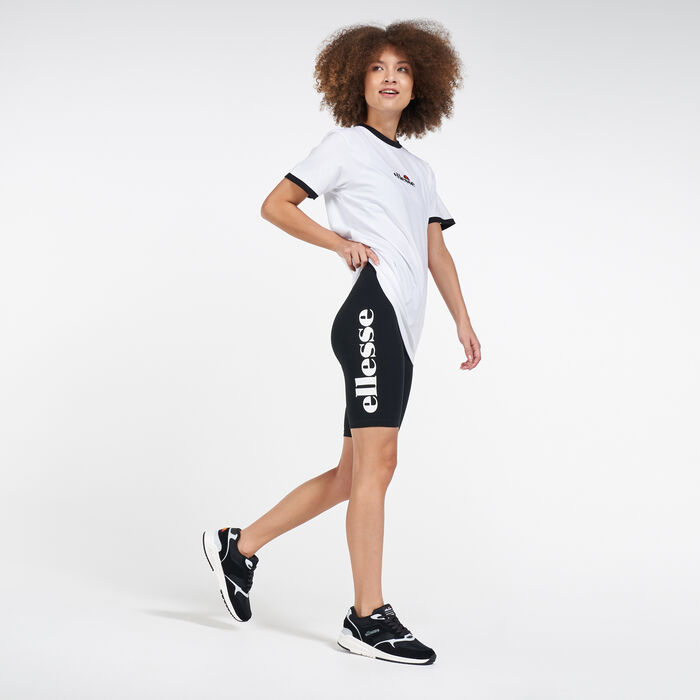 ellesse Women's Tour Cycle Biker Shorts Black image number 2