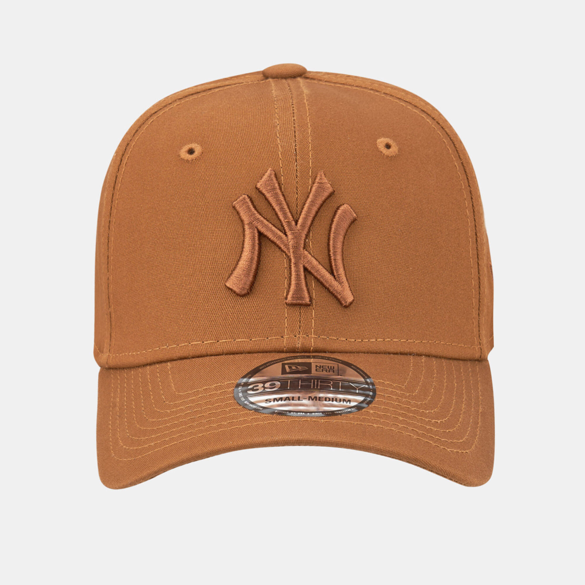 New Era Curved Brim 39THIRTY League Essential New York Yankees MLB Beige  Fitted Cap with Beige Logo