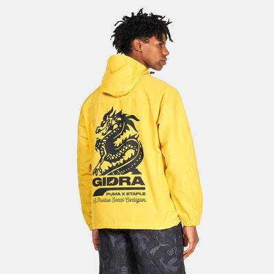 PUMA Men's x STAPLE Anorak Jacket Yellow