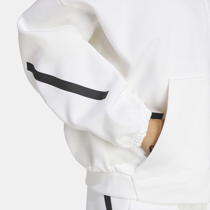 adidas Women's Z.N.E. Track Jacket White image number 4