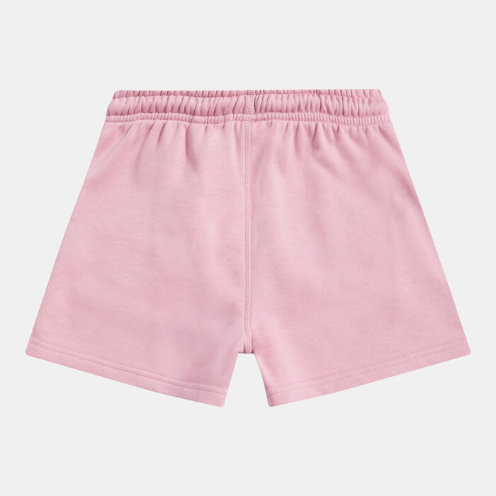 New Balance Kids' Stacked Logo Leggings Pink image number 1
