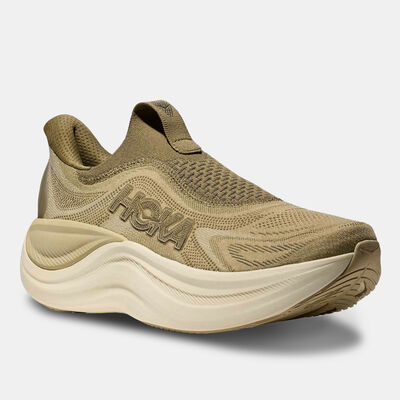 HOKA Men's Skyward Laceless Shoes Brown