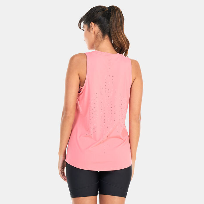 Tank top Under Armour UA ISO-CHILL LASER TANK-PNK 