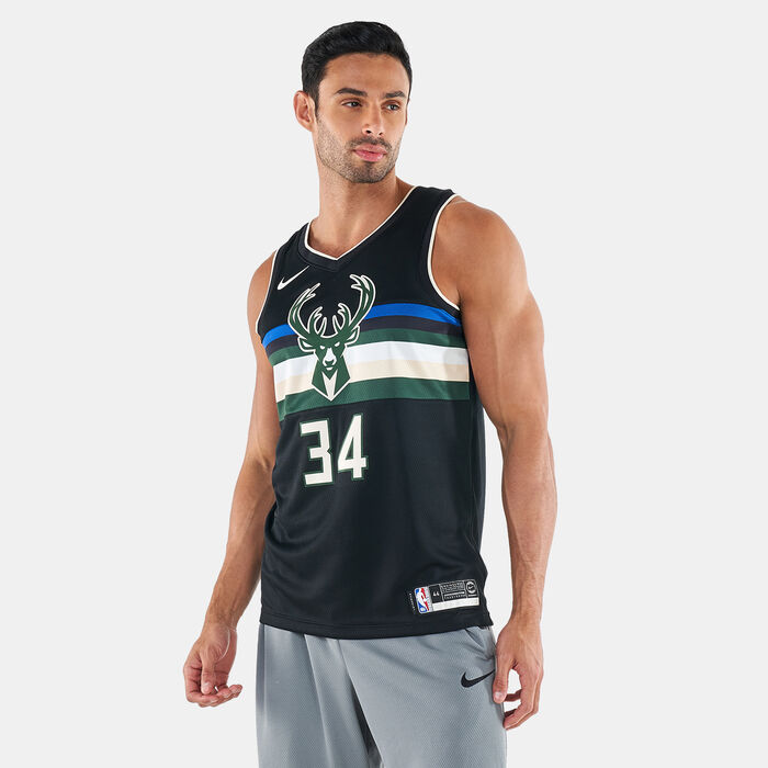 Nike Men's Giannis Antetokounmpo Bucks Statement Edition NBA Swingman Jersey  (2019/20) Black in Dubai, UAE