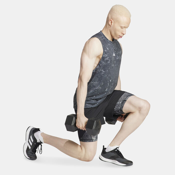 adidas Men's Power Training Tank Top Black image number 2