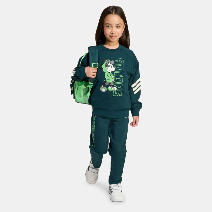 adidas Kids' Disney Mickey Mouse Top And Joggers Set Green image number 2
