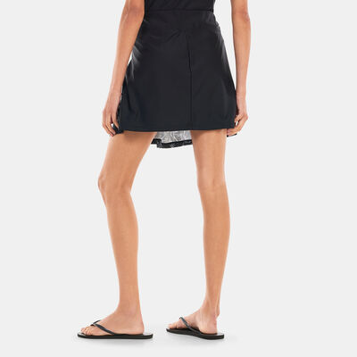 COEGA Women's Printed Swim Skirt Black