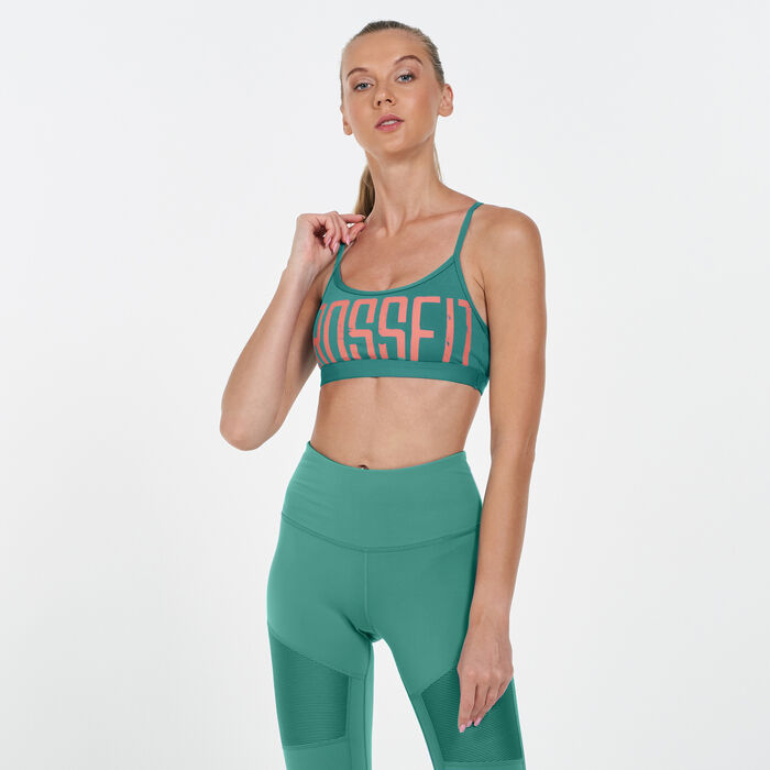 Women's Reebok CrossFit Skinny Strap Graphic Bra
