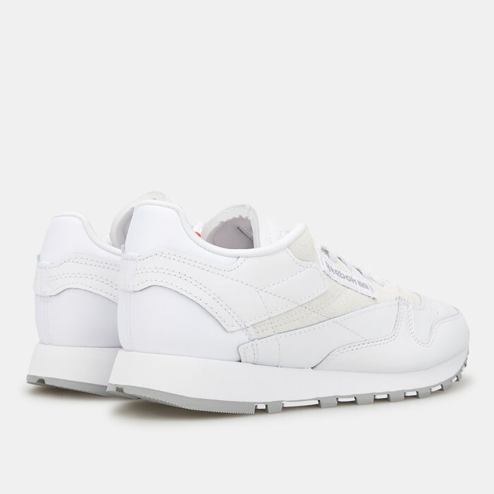 Reebok Women's Classic Leather Make It Yours Shoe White image number 2