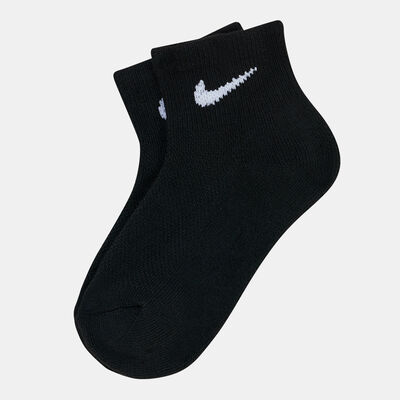 Nike Kids' Mesh Cushioned Ankle Socks (6 Pack) (Little Kids) Black