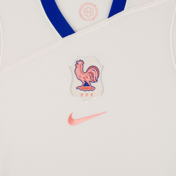 Nike Kids' France 2025 Away Replica Football Jersey (Women's Team) Ivory image number 2