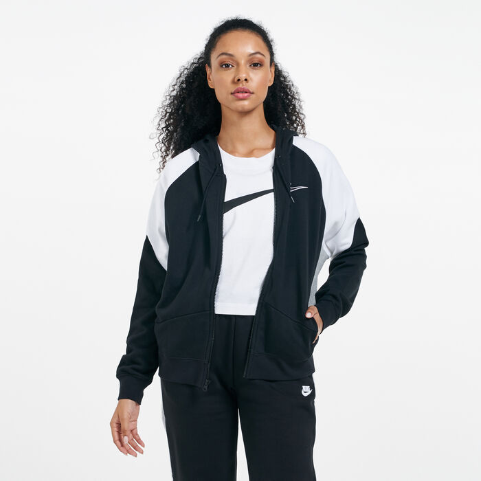 Buy Nike Women's Sportswear Colourblock Hoodie Black in Dubai, UAE -SSS