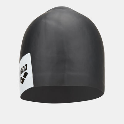 Arena Logo Moulded Swimming Cap Black