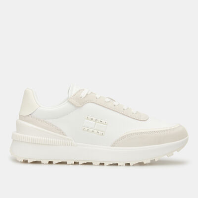 Tommy Hilfiger Women's Recycled Textile Cleat Runner Shoes Beige