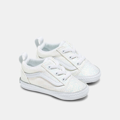 Vans Kids' Old Skool Crib Shoes White