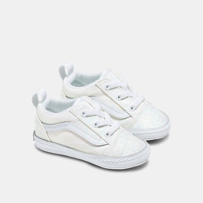 Vans Kids' Old Skool Crib Shoes White image number 1