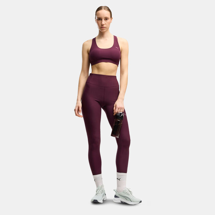PUMA Women's CLOUDSPUN Medium-Support Training Sports Bra Red image number 2