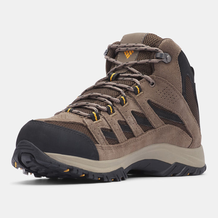 Columbia Men's Crestwood II Mid Waterproof Hiking Shoes Brown image number 4