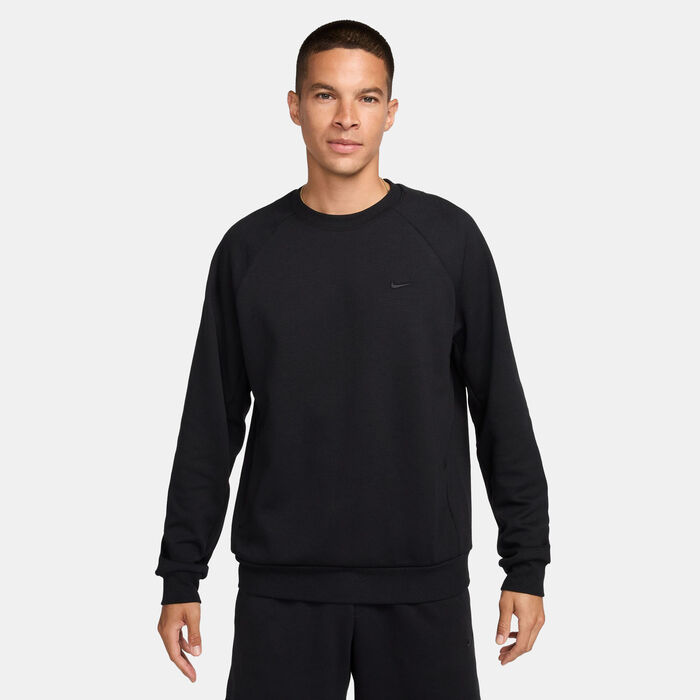 Nike Men's Primary Fleece Dri-FIT UV Performance Sweatshirt Black image number 0