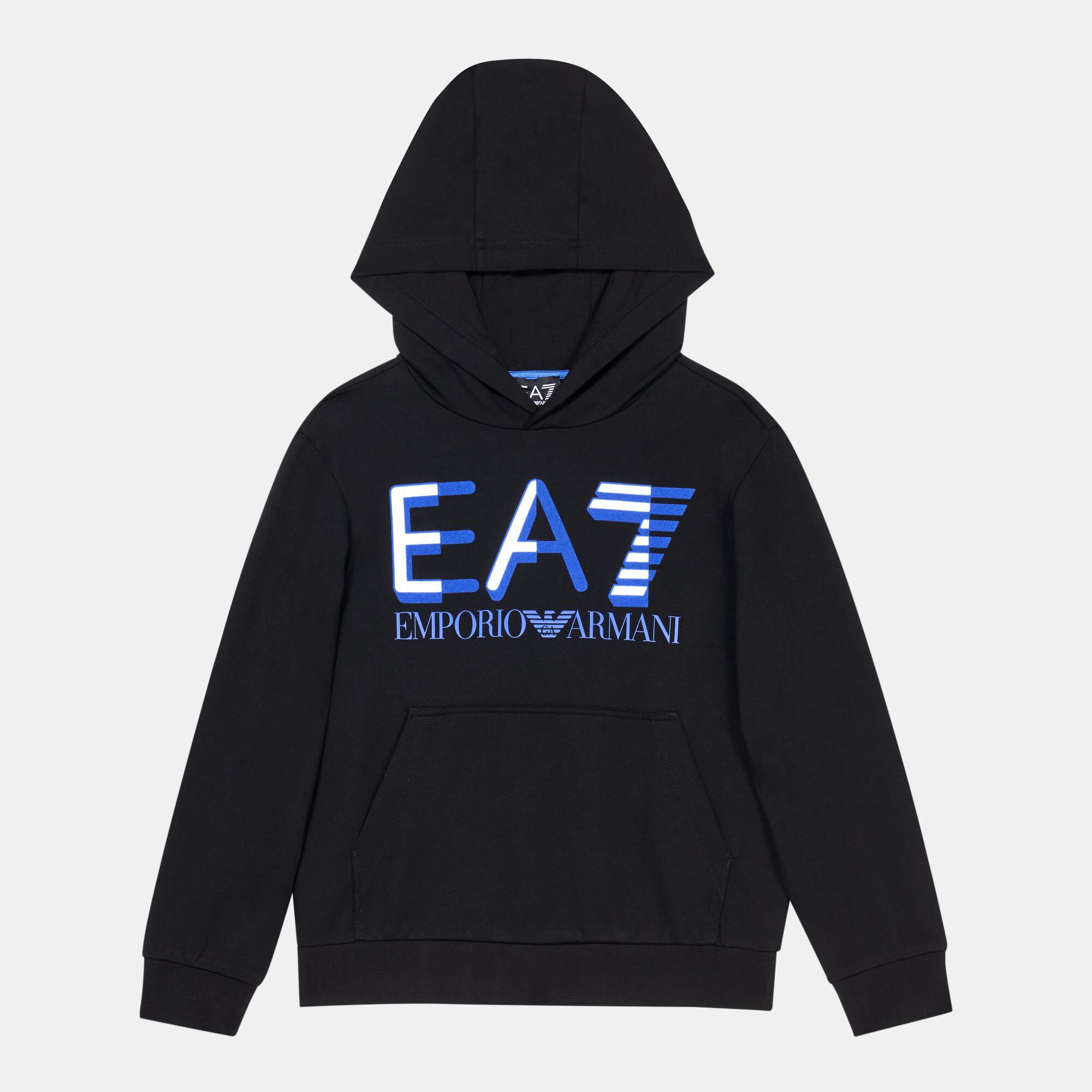 Shop EA7 Emporio Armani Kids' Logo Hoodie Black Online in Dubai \u0026 UAE -SSS