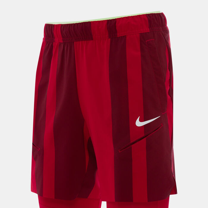 Nike Men's Court Slam Tennis Shorts Red image number 2