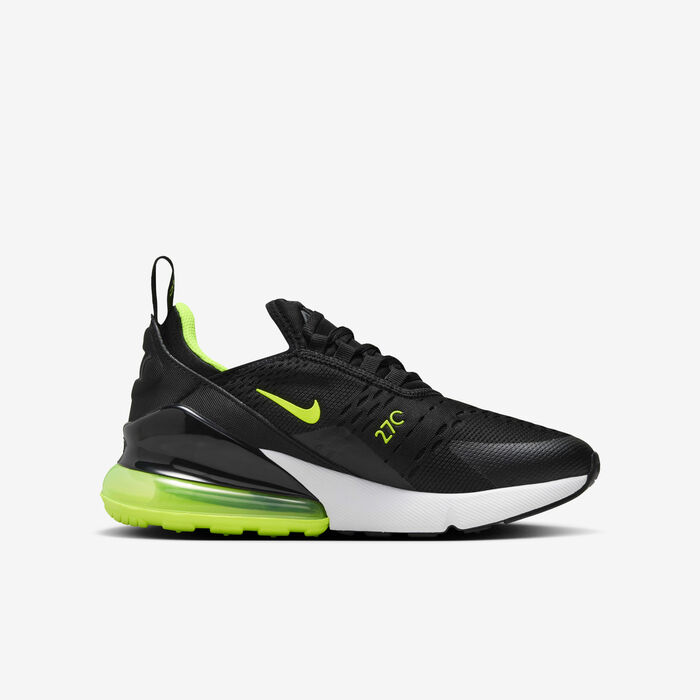 Nike Kids' Air Max 270 Shoes Black image number 2