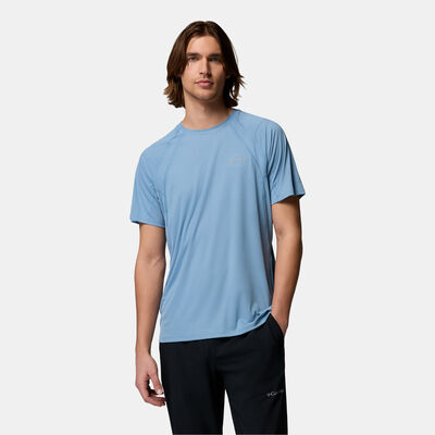 Columbia Men's Stealth Spring Trail Running T-Shirt Blue
