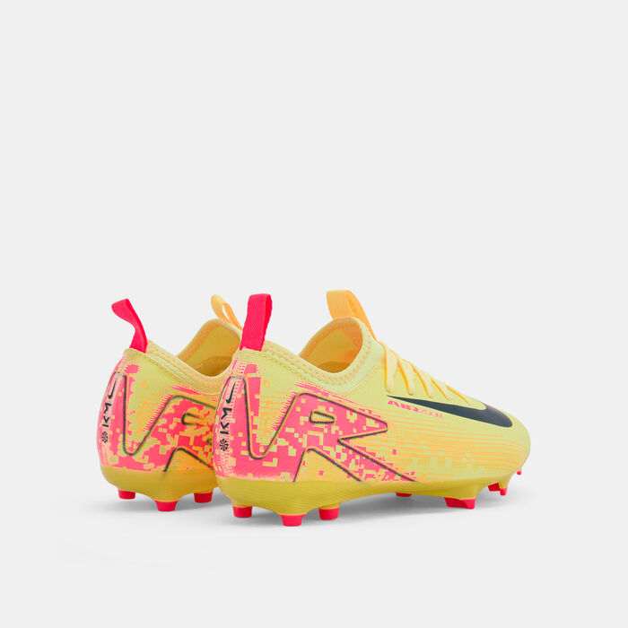 Nike Kids' Kylian Mbappe Mercurial Vapor 16 Academy Multi Ground Football Shoes Orange image number 2