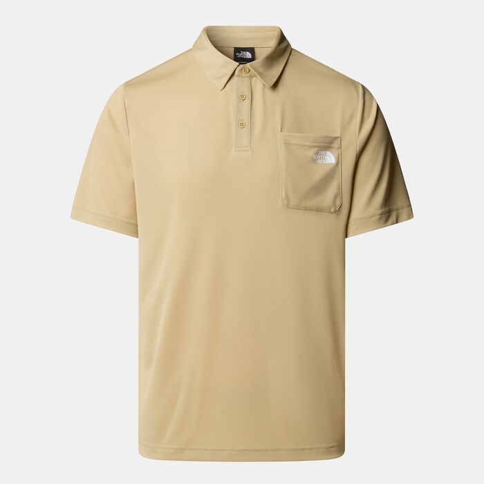 The North Face Mens New Tanken Polo Shirt Beige image number 0