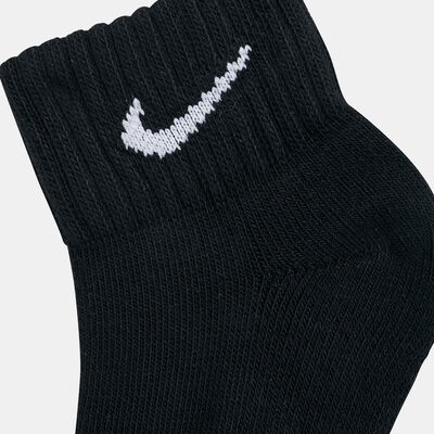Nike Value Quarter Socks (3 Pack) Black
