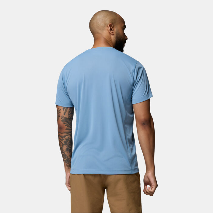Columbia Men's Zero Rules Light Hiking T-Shirt Blue image number 1