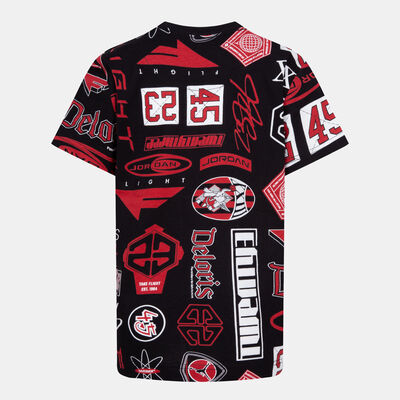 Jordan Kids' Air Jordan Printed T-Shirt Black