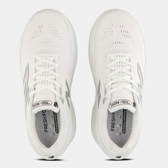 New Balance Men's Fresh Foam x More v5 Running Shoes White image number 4