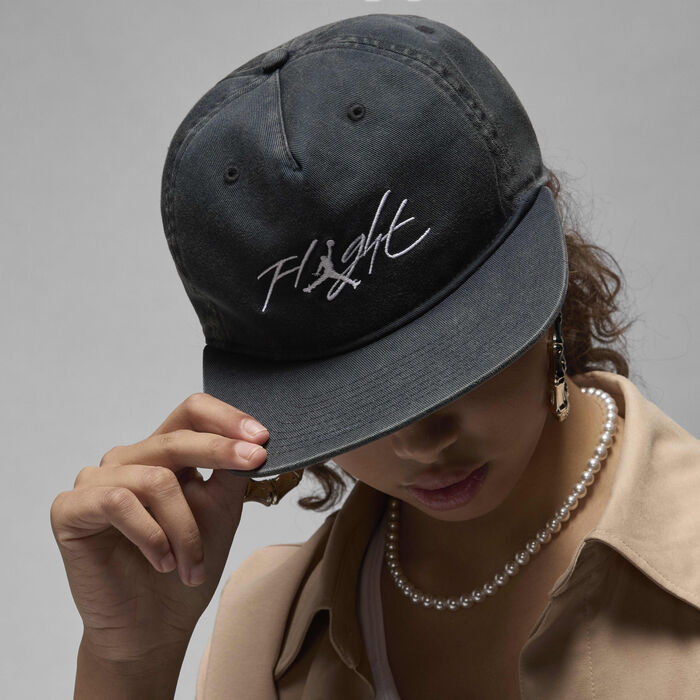 Jordan Flight Pro Unstructured 5-Panel Cap Grey image number 5
