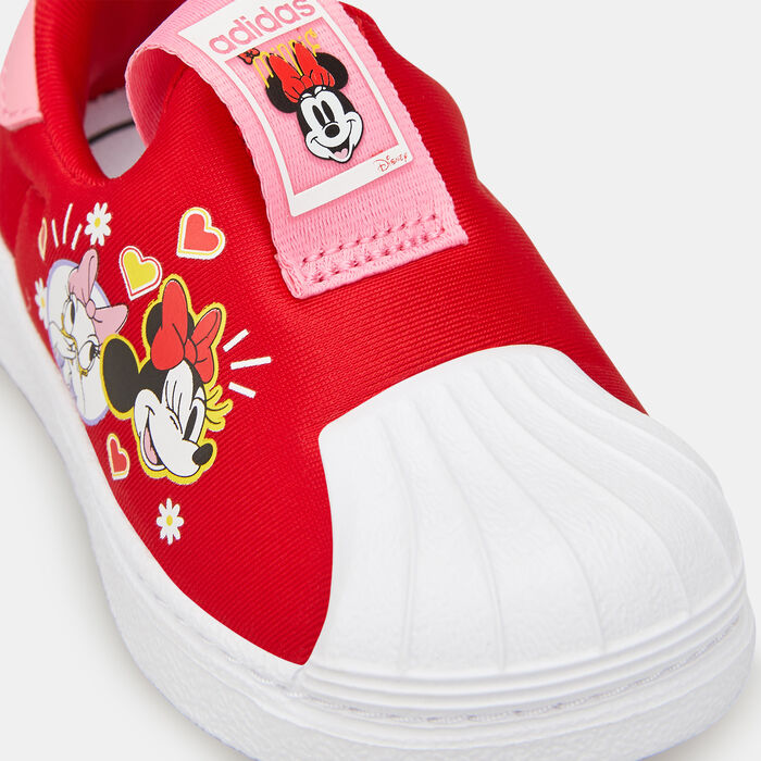 adidas Originals Kids' Originals x Disney Superstar 360 Shoe Red image number 4