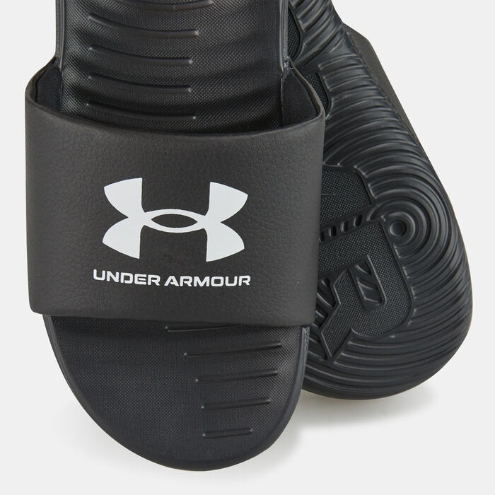 Under Armour Kids' UA Ansa Fixed Slides Black image number 2