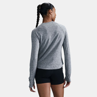 Nike Women's Swift Dri-FIT UV Running Top Grey