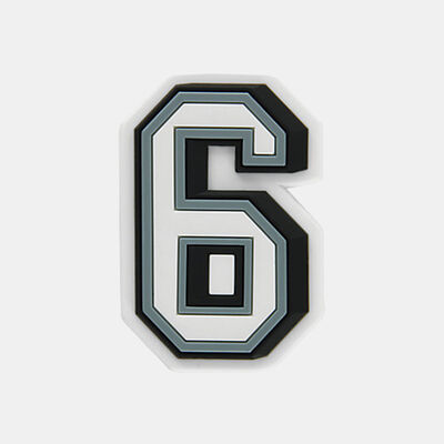 Crocs Number 6 Shoe Charm Multi