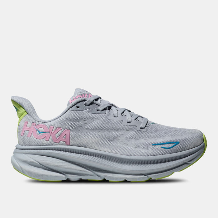 HOKA Women's Clifton 9 Running Shoes Grey image number 0
