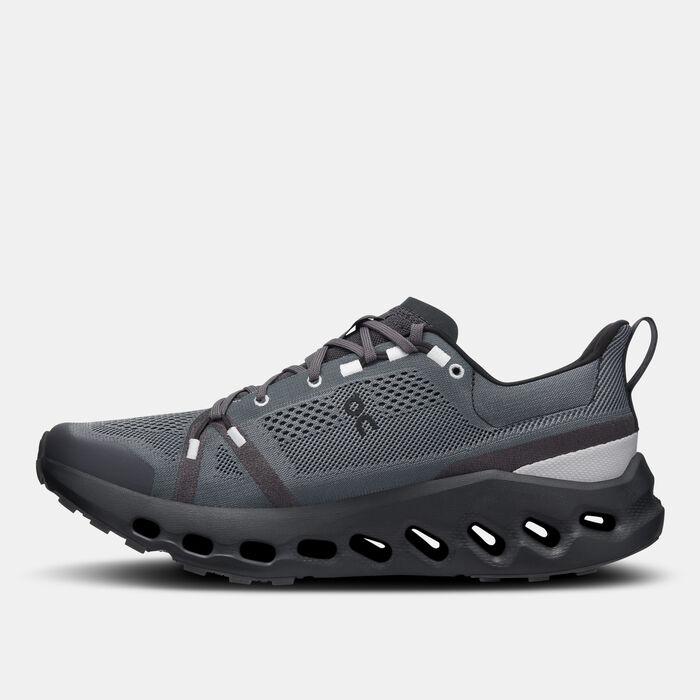 On Men's Cloudsurfer Trail Running Shoes Grey image number 2